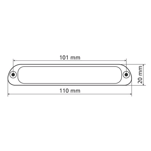 Prodotto: Lampa-90164 - Luce Targa 8 Led Bianca - Lampa